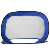 Maxbell Kids Portable Soccer Goal Mini Football Gate Outdoor Sport Training - Blue