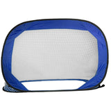 Maxbell Kids Portable Soccer Goal Mini Football Gate Outdoor Sport Training - Blue