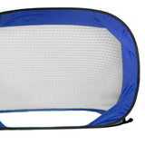 Maxbell Kids Portable Soccer Goal Mini Football Gate Outdoor Sport Training - Blue