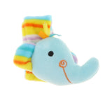 Maxbell Maxbell Baby Plush Wrist Rattles Animal Hand Bell Infant Sensory Crib Toys Elephant