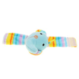 Maxbell Maxbell Baby Plush Wrist Rattles Animal Hand Bell Infant Sensory Crib Toys Elephant