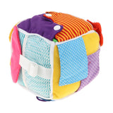 Maxbell Infant Baby Visual Development Cloth Book & Basic Life Skills Cube Set Toy