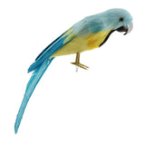 Maxbell Maxbell Simulation Artificial Feathered Parrot Bird Animal Model Toy Home Decor N