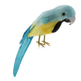 Maxbell Maxbell Simulation Artificial Feathered Parrot Bird Animal Model Toy Home Decor N