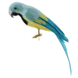 Maxbell Maxbell Simulation Artificial Feathered Parrot Bird Animal Model Toy Home Decor N