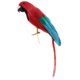 Maxbell Maxbell Simulation Artificial Feathered Parrot Bird Animal Model Toy Home Decor F