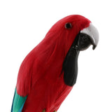 Maxbell Maxbell Simulation Artificial Feathered Parrot Bird Animal Model Toy Home Decor F