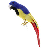 Maxbell Maxbell Simulation Artificial Feathered Parrot Bird Animal Model Toy Home Decor G