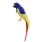 Maxbell Maxbell Simulation Artificial Feathered Parrot Bird Animal Model Toy Home Decor G