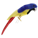 Maxbell Maxbell Simulation Artificial Feathered Parrot Bird Animal Model Toy Home Decor G