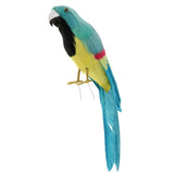 Maxbell Maxbell Simulation Artificial Feathered Parrot Bird Animal Model Toy Home Decor I