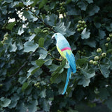 Maxbell Maxbell Simulation Artificial Feathered Parrot Bird Animal Model Toy Home Decor I