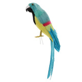 Maxbell Maxbell Simulation Artificial Feathered Parrot Bird Animal Model Toy Home Decor I