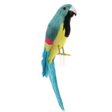 Maxbell Maxbell Simulation Artificial Feathered Parrot Bird Animal Model Toy Home Decor I