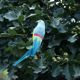 Maxbell Maxbell Simulation Artificial Feathered Parrot Bird Animal Model Toy Home Decor I