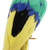 Maxbell Maxbell Simulation Artificial Feathered Parrot Bird Animal Model Toy Home Decor L