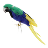 Maxbell Maxbell Simulation Artificial Feathered Parrot Bird Animal Model Toy Home Decor L