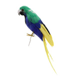 Maxbell Maxbell Simulation Artificial Feathered Parrot Bird Animal Model Toy Home Decor L