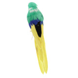 Maxbell Maxbell Simulation Artificial Feathered Parrot Bird Animal Model Toy Home Decor L