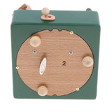 Maxbell Creative Wooden Musical Box Ornament Toy -Train Running Through the Cave D