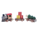 Maxbell Creative Wooden Musical Box Ornament Toy -Train Running Through the Cave D