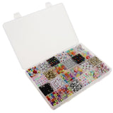 Maxbell 1650pcs Colorful Acrylic Letters Numbers Beads for Jewelry Making Kids Craft