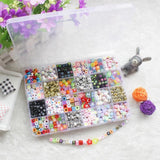 Maxbell 1650pcs Colorful Acrylic Letters Numbers Beads for Jewelry Making Kids Craft