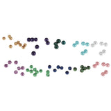 Maxbell Maxbell 1000pcs Mixed Color 4mm Tiny Satin Luster Glass Pearl Round Beads Kids Craft