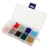 Maxbell Maxbell 500pcs Mixed Colors 6mm Crystal Glass Rondelle Faceted Loose Spacer Beads