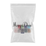 Maxbell Maxbell 300pcs Mixed Colors 8mm Crystal Glass Rondelle Faceted Loose Spacer Beads