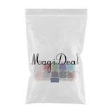 Maxbell Maxbell 150pcs Mixed Colors 10mm Crystal Glass Rondelle Faceted Loose Spacer Beads