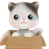 Maxbell Cute Cartoon Lucky Cat Nodding Figure Doll Toy Home Decor Car Ornament Gift