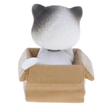 Maxbell Cute Cartoon Lucky Cat Nodding Figure Doll Toy Home Decor Car Ornament Gift