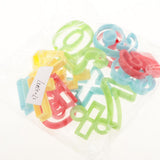 Maxbell 15Pcs Plastic Digital Symbol Dough Clay Mold Set Kids Early Educational Toy