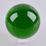 Maxbell Maxbell 50mm Green Crystal Ball Decorative Ball Art Decor Photography Prop No Stand