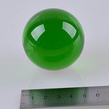Maxbell Maxbell 50mm Green Crystal Ball Decorative Ball Art Decor Photography Prop No Stand