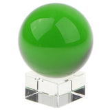Maxbell Maxbell 50mm Green Crystal Ball Decorative Ball Art Decor Photography Prop No Stand