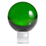 Maxbell Maxbell 50mm Green Crystal Ball Decorative Ball Art Decor Photography Prop No Stand