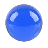 Maxbell Maxbell 50mm Blue Crystal Ball Decorative Ball Art Decor Photography Prop No Stand