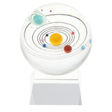 Maxbell 80mm Clear Solar System Crystal Ball Art Decor Photography Prop No Stand