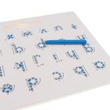 Maxbell Magnetic Tablet Magnet Lowercase Alphabet Drawing Board A to Z Learning Toy