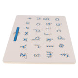Maxbell Magnetic Tablet Magnet Lowercase Alphabet Drawing Board A to Z Learning Toy
