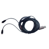 Maxbell For shure SE215 315 425 535 846 UE900 USB Type C Earphone Silver Plate Cable high quality repair replacement upgarde earphone cable