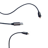 Maxbell For shure SE215 315 425 535 846 UE900 USB Type C Earphone Silver Plate Cable high quality repair replacement upgarde earphone cable