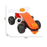 Maxbell 19Pcs DIY Assemble Vehicle Take Apart Toy Kids Building Blocks - Racing Car