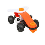 Maxbell 19Pcs DIY Assemble Vehicle Take Apart Toy Kids Building Blocks - Racing Car