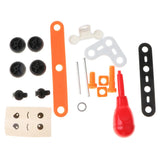 Maxbell 19Pcs DIY Assemble Vehicle Take Apart Toy Kids Building Blocks - Racing Car