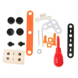 Maxbell 19Pcs DIY Assemble Vehicle Take Apart Toy Kids Building Blocks - Racing Car