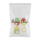 Maxbell Baby Teether Toy Teething Pacifier Chew Rings for Infant Toddler   Style - 1