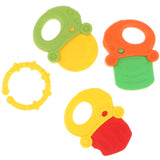 Maxbell Baby Teether Toy Teething Pacifier Chew Rings for Infant Toddler   Style - 1